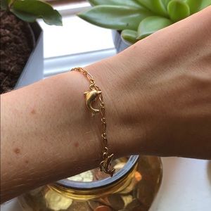 Gold Dolphin Bracelet